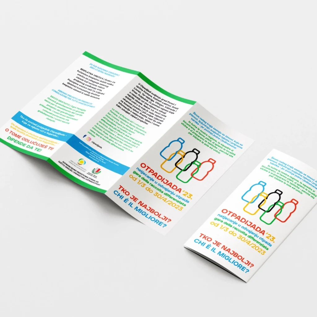 Grafički dizajn letka Otpadijada - Strode Design Studios